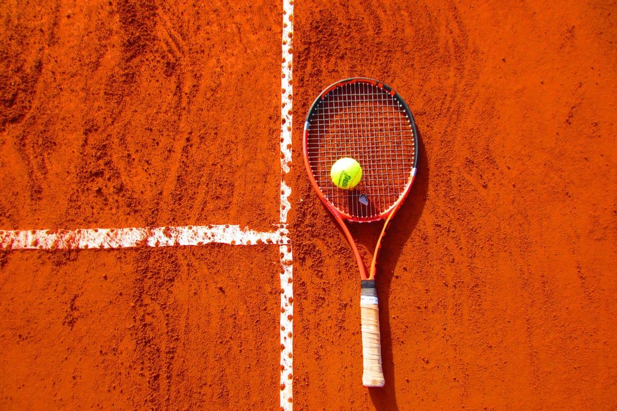 Players on court